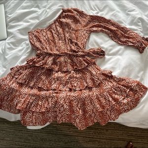 Burnt orange dress